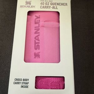 NEW Stanley THE ALL DAY 40 OZ QUENCHER CARRY ALL-PEONY